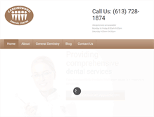 Tablet Screenshot of carlingwooddental.com